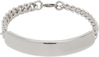 A.P.C. Silver Darwin Curb Chain Bracelet