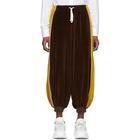 Gucci Brown Chenille Harem Lounge Pants