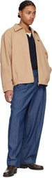LE17SEPTEMBRE Tan Over Dyeing Denim Jacket