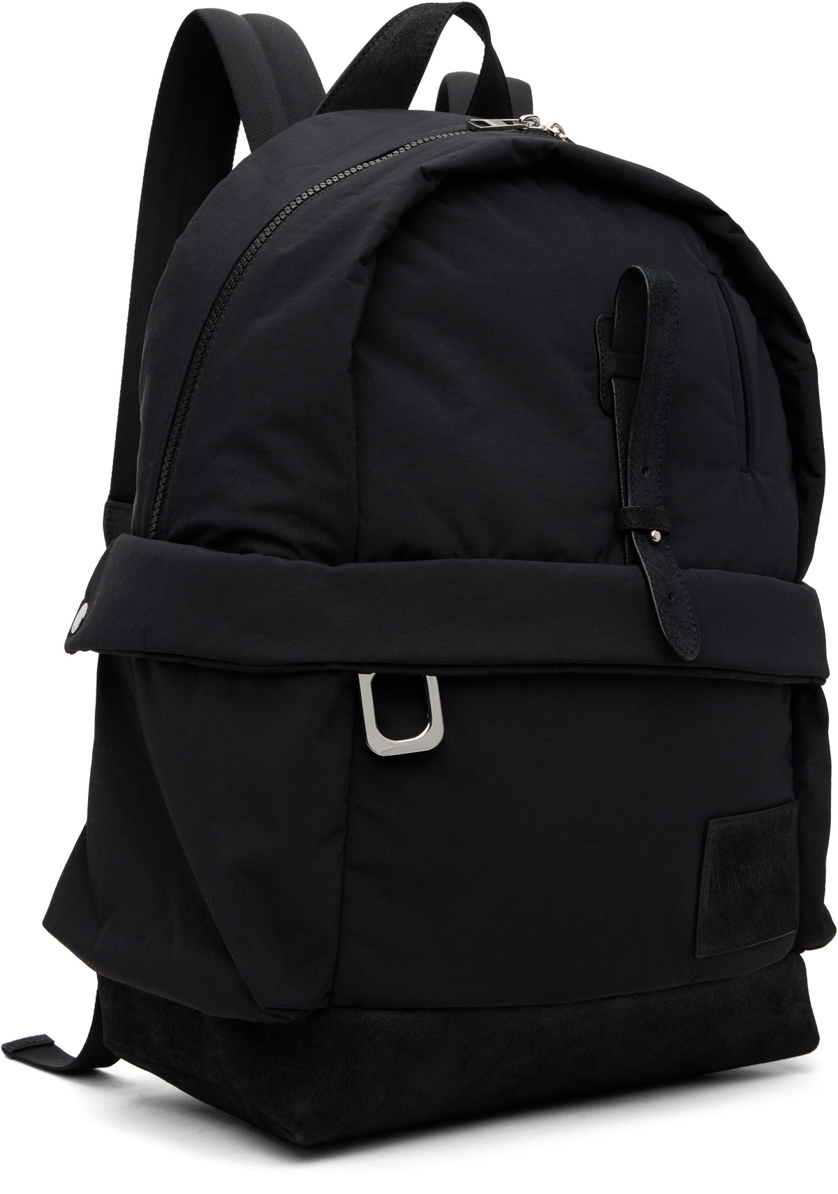 J.W. Anderson || Black Backpack JW Anderson Black Suede Leather Pierce Backpack main image 4