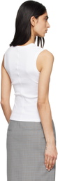 FLORE FLORE White Dewi Tank Top