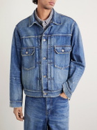 Sacai - BEYONDEXX Distressed Denim Jacket - Blue
