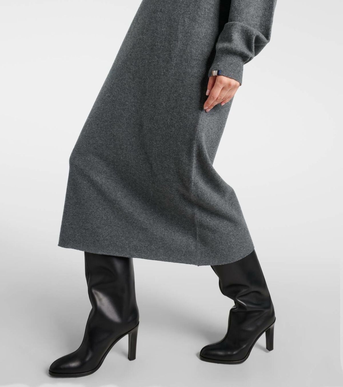 Extreme Cashmere N°106 Weird Short cashmere-blend dress