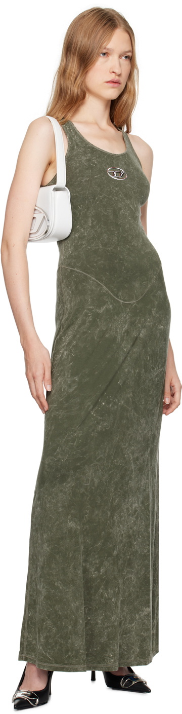 Diesel Green D-Avena-P1 Maxi Dress