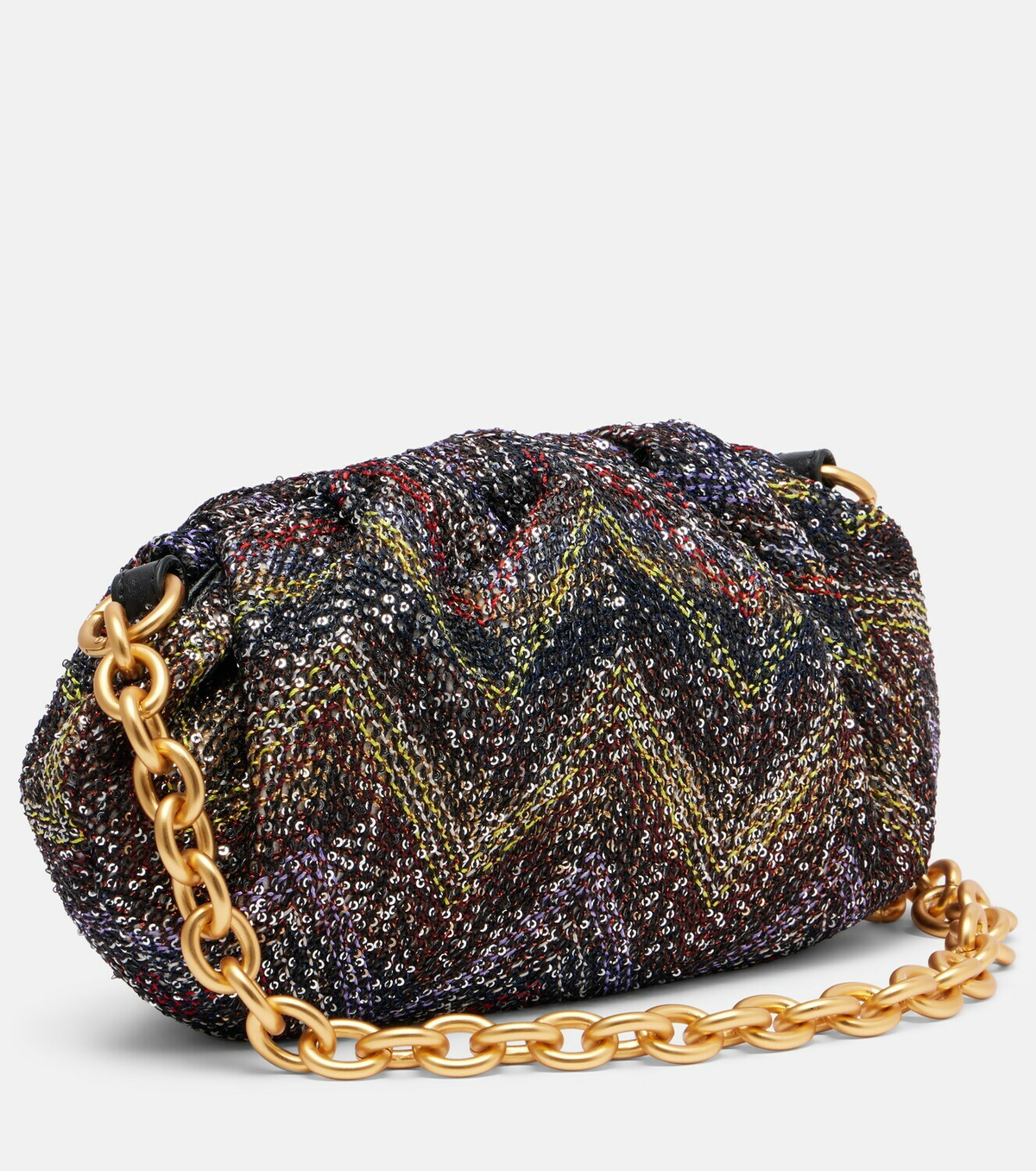 Missoni Caperdoni Small sequined clutch