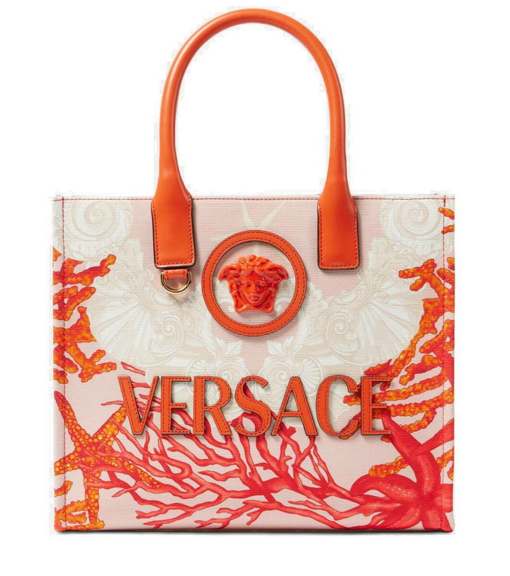 Photo: Versace La Medusa Barocco Sea Small tote bag