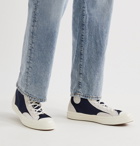 Converse - Chuck 70 Final Club Suede-Panelled Organic Canvas High-Top Sneakers - Blue