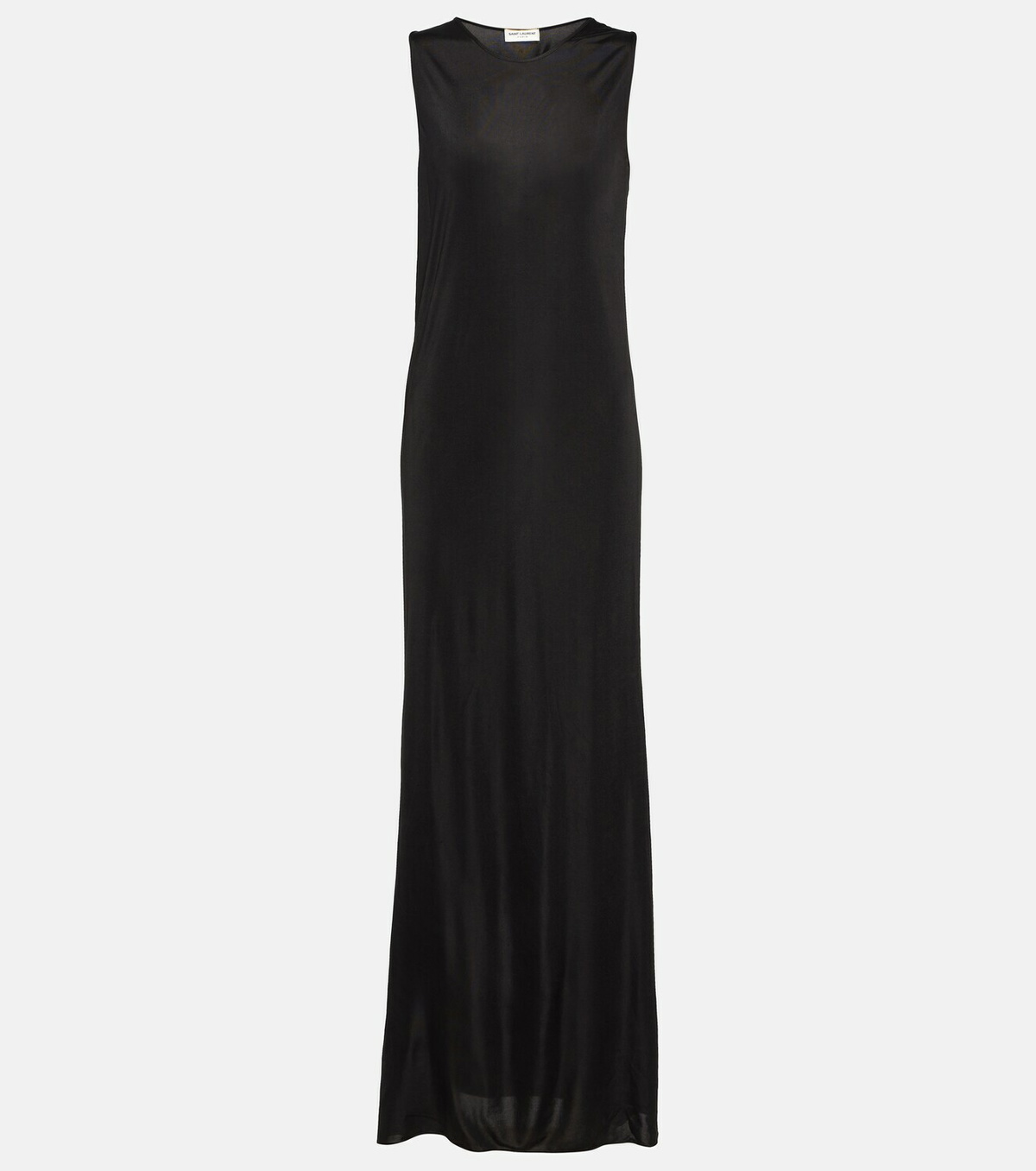 Saint Laurent Semi-sheer jersey maxi dress Saint Laurent