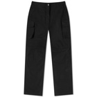 Our Legacy Women's Peak Cargo Pants in Black Canvas