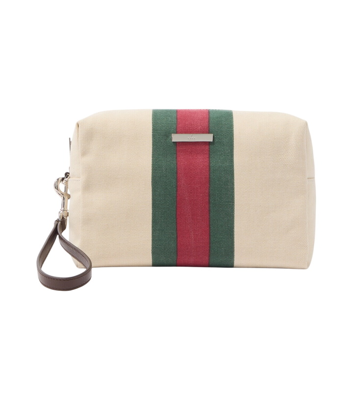 Photo: Gucci Positano Small canvas pouch