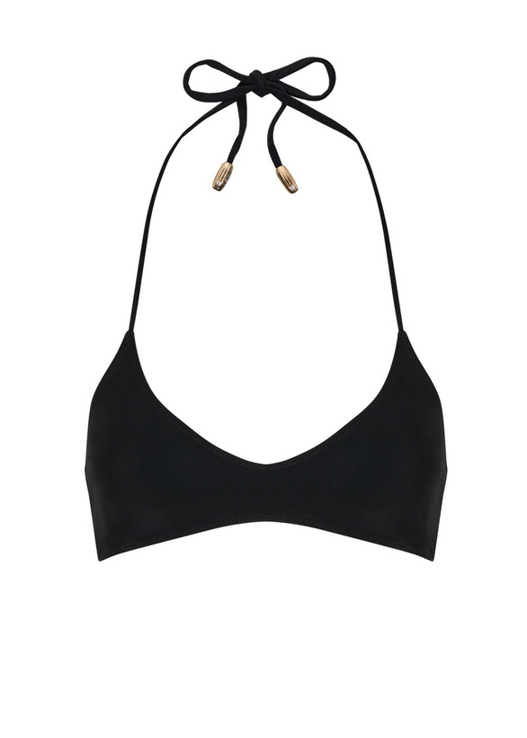 Photo: Nounou Elfie Scoop-neck Bikini top Black