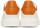 McQueen Off-White & Orange Oversized Sneakers