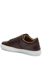 Oliver Sweeney Kendal Panelled Leather Sneakers Brown