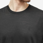 Saint Laurent Men's YSL Logo T-Shirt in Black