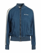 Palm Angels Womens Jacket in Blue