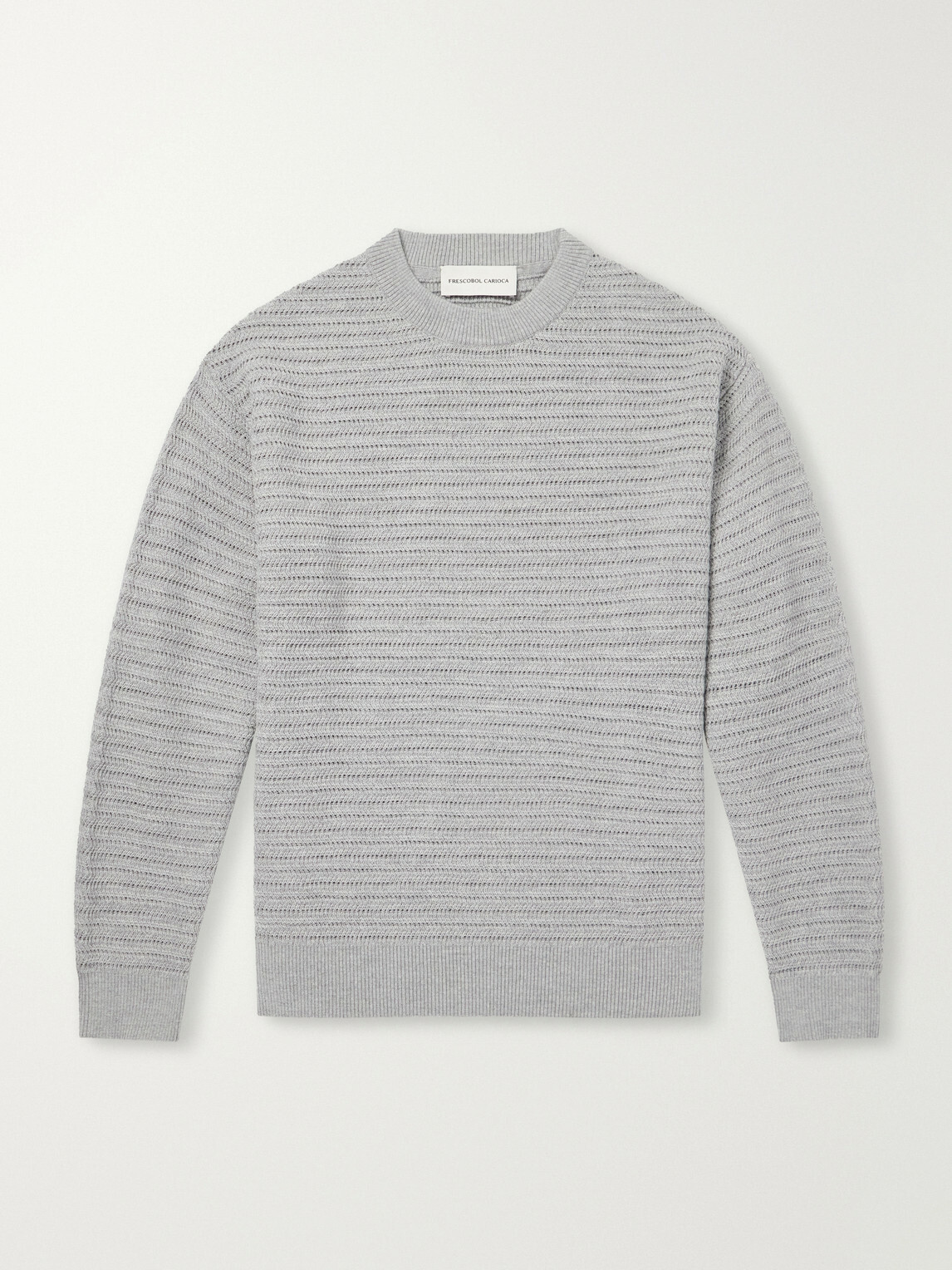 Frescobol Carioca - Jardim Merino Wool Sweater - Gray
