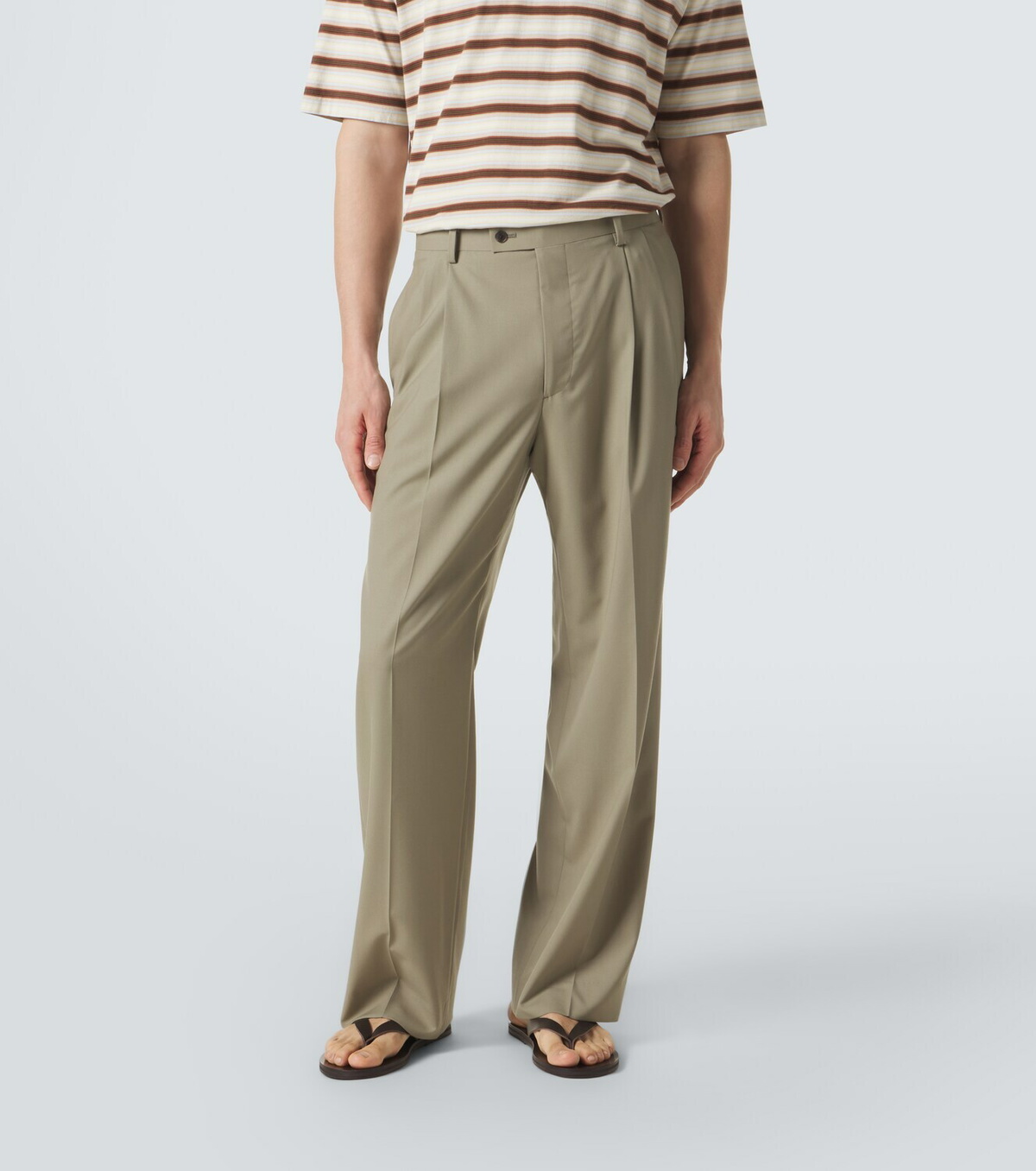 Auralee Wool wide-leg pants