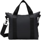 RAINS Black Mini Tote