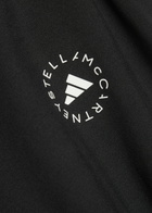 Adidas X Stella Mccartney Logo-print Stretch-jersey Running Shorts Black