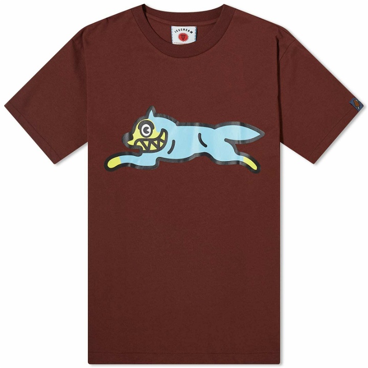 Photo: ICECREAM Men's Running Dog T-Shirt in Brown