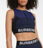 Burberry - Logo printed sports bra
