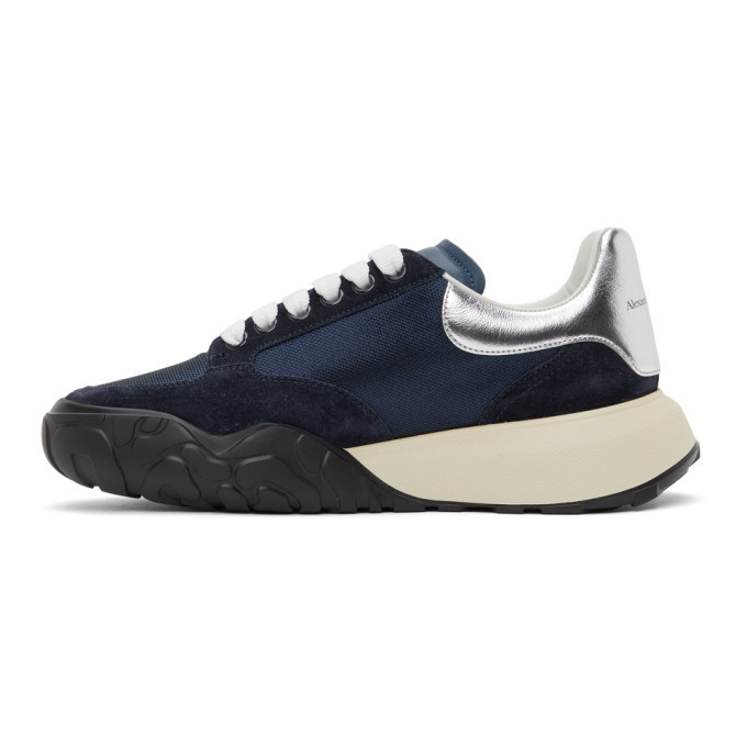 Alexander mcqueen sales trainers navy