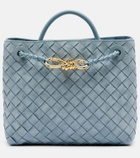 Bottega Veneta Andiamo Small suede top-handle bag