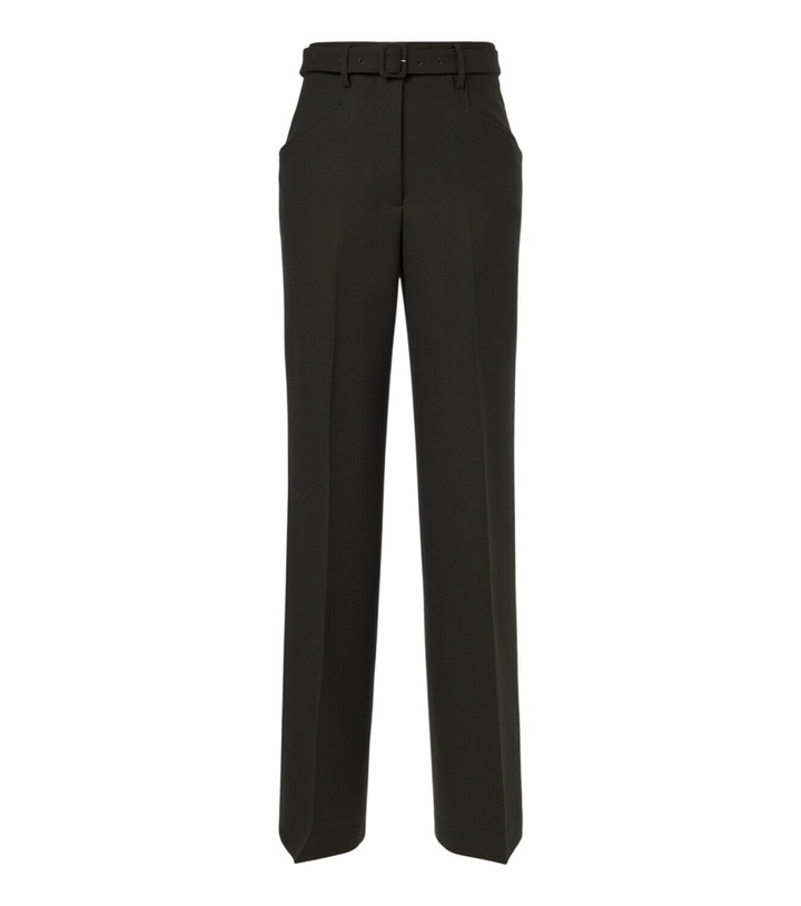 Photo: Gabriela Hearst Norman virgin wool wide-leg pants