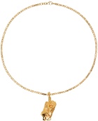 Alighieri Gold 'The Molten Memory' Necklace