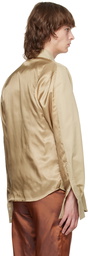 Bianca Saunders Beige Row Back Shirt