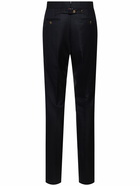 THOM BROWNE - Wool Straight Pants