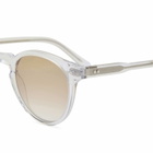 Monokel Forest Sunglasses in Crystal/Brown Gradient 