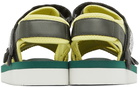 Suicoke Green DEPA-V2 Sandals