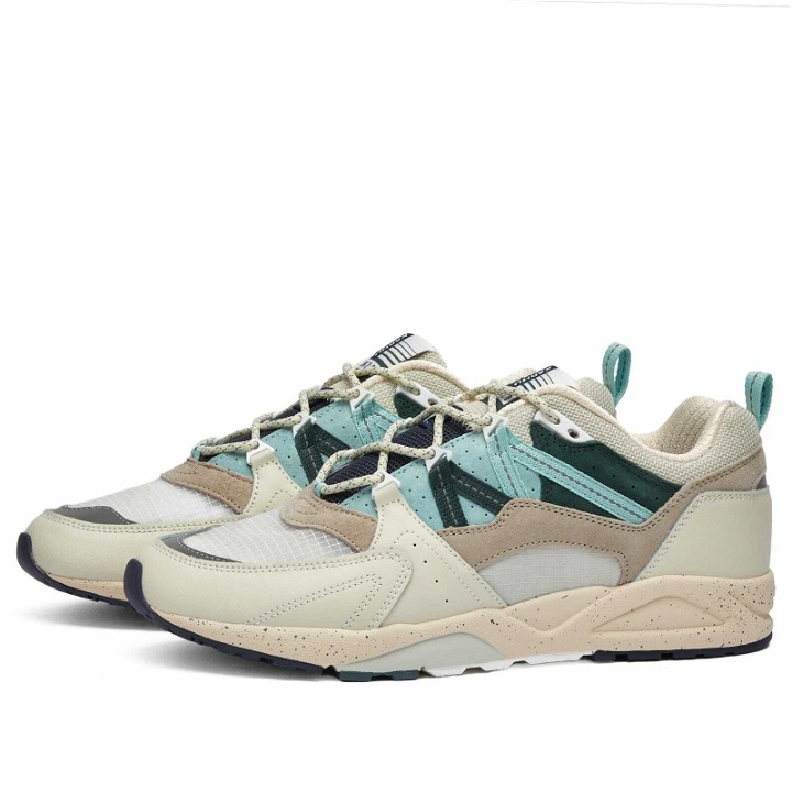 Photo: Karhu Men's Fusion 2.0 Sneakers in Lily White/Surf Spray