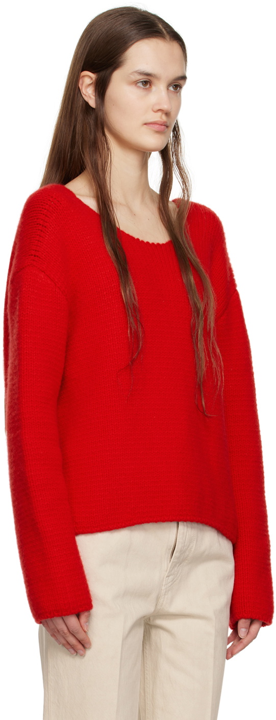 The Row Red Iri Sweater The Row