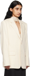 Helmut Lang Off-White Classic Blazer