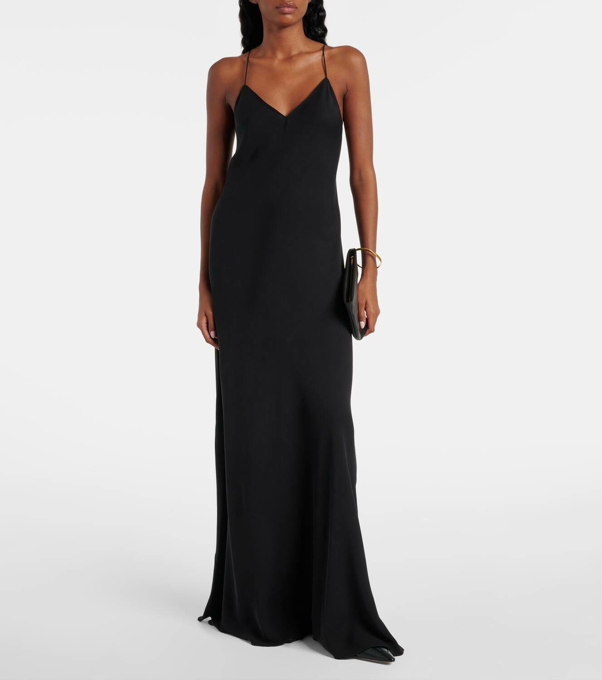 the row backless dress Paran Dress White – The Row main image 1