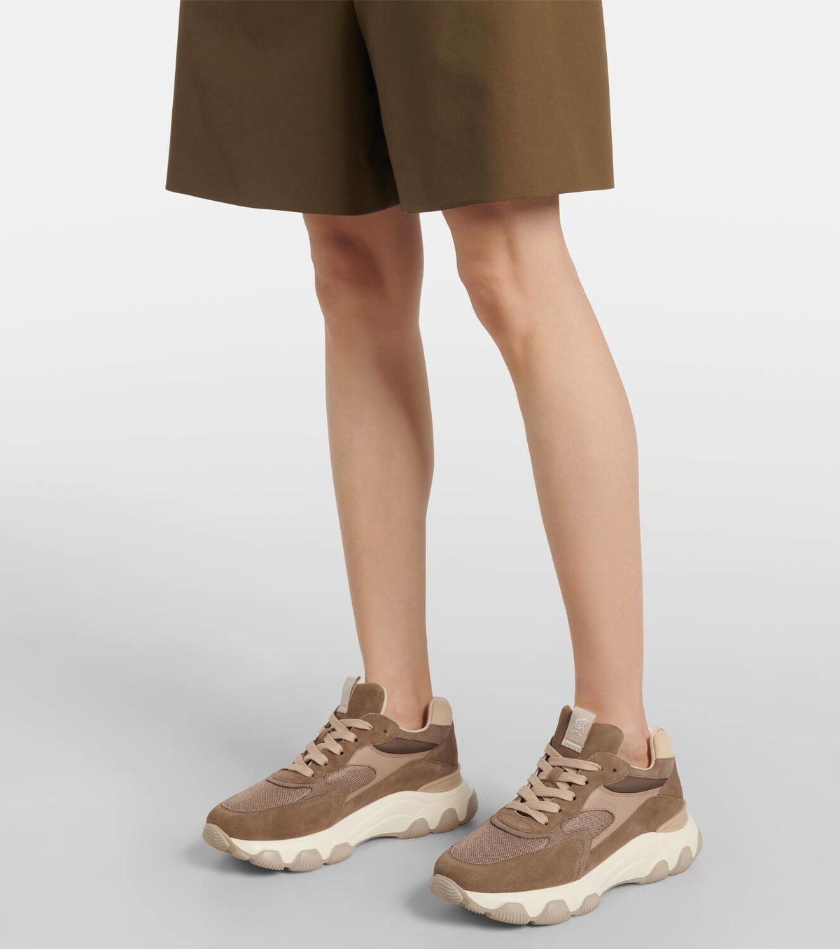 Hogan Hogan Hyperactive suede-trimmed sneakers Hogan Hogan Hogan Hyperactive suede-trimmed sneakers Hogan