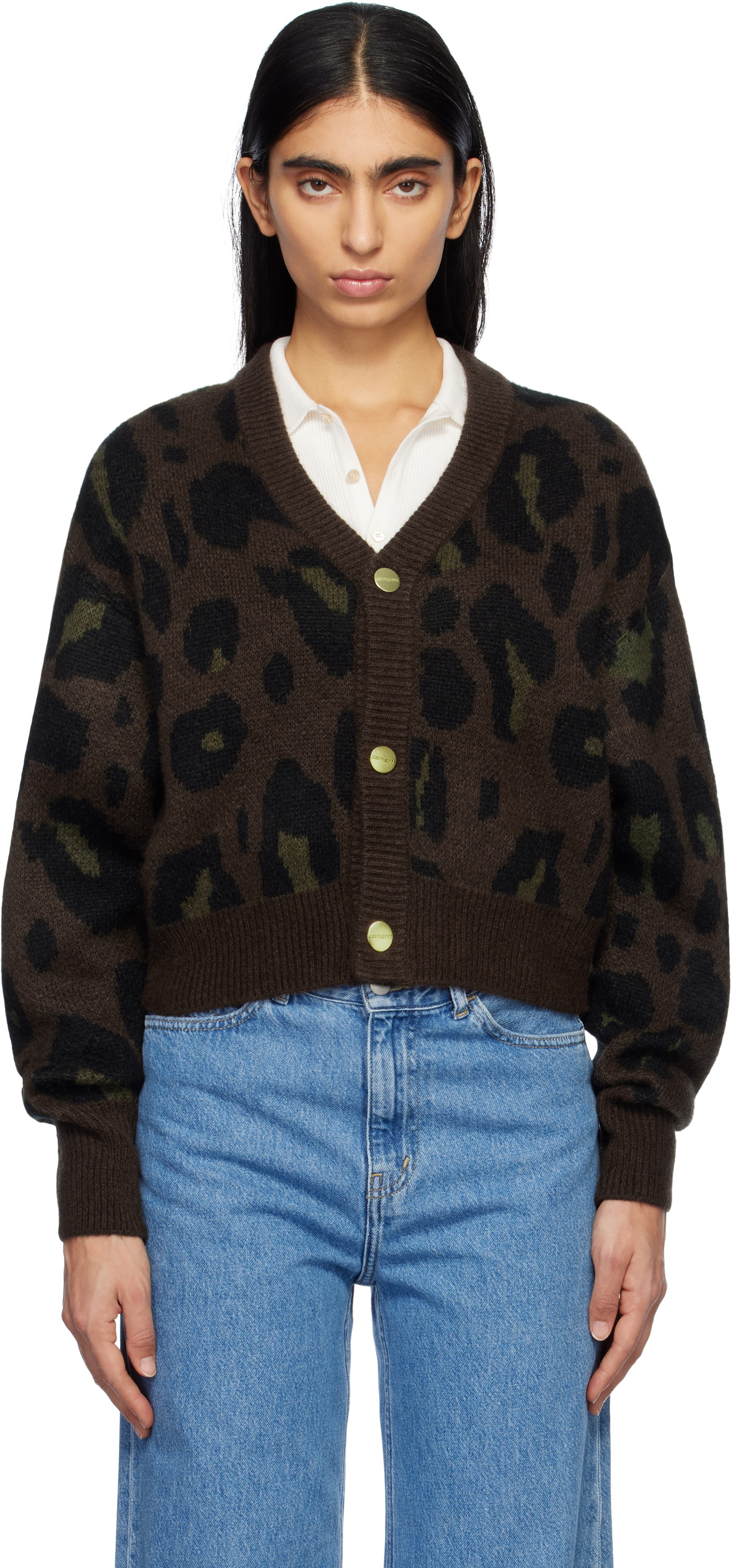 Carhartt Work In Progress Brown Merton Cardigan Carhartt WIP