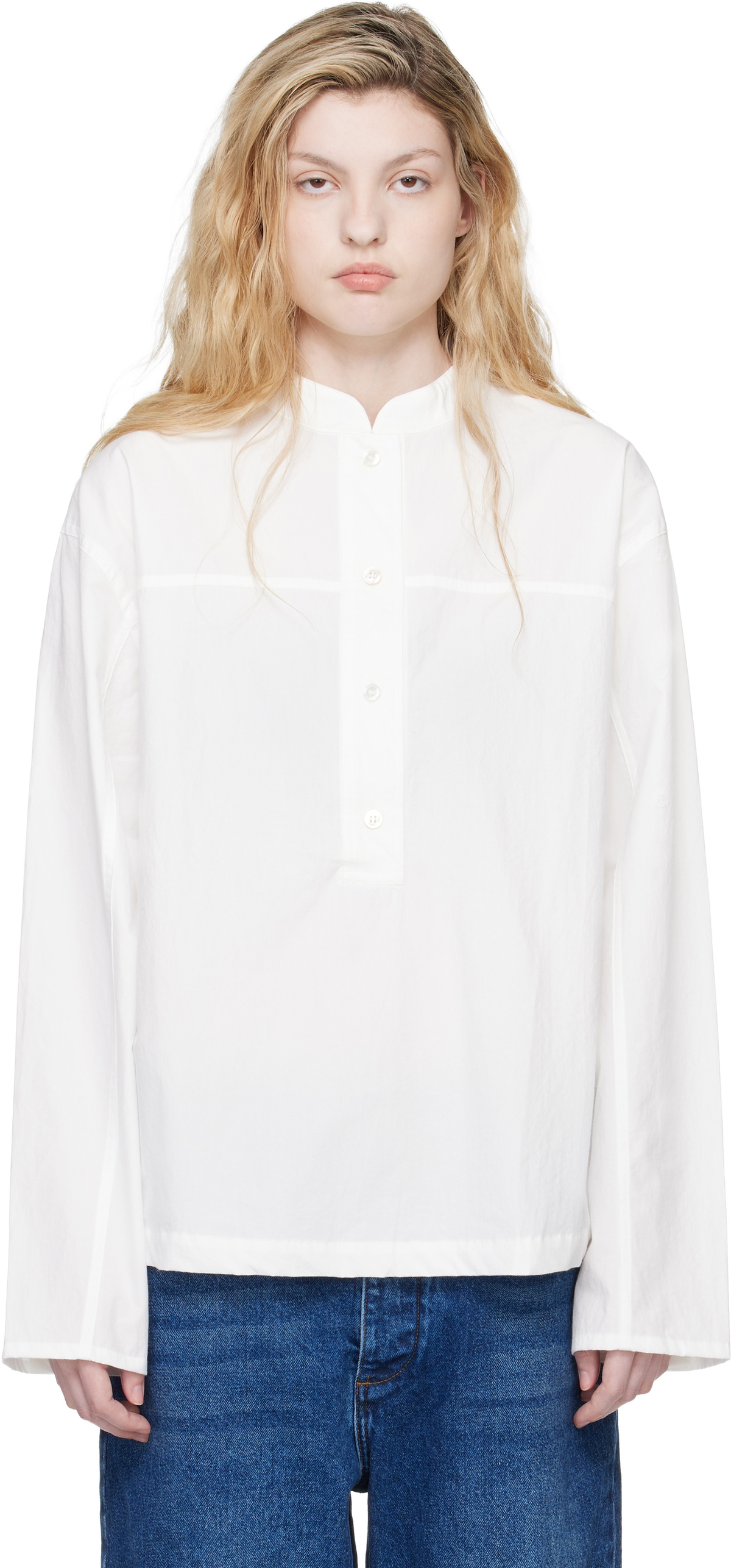 Studio Nicholson White Vega Shirt