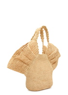Zimmermann Ruffled Raffia Tote - Natural - One Size