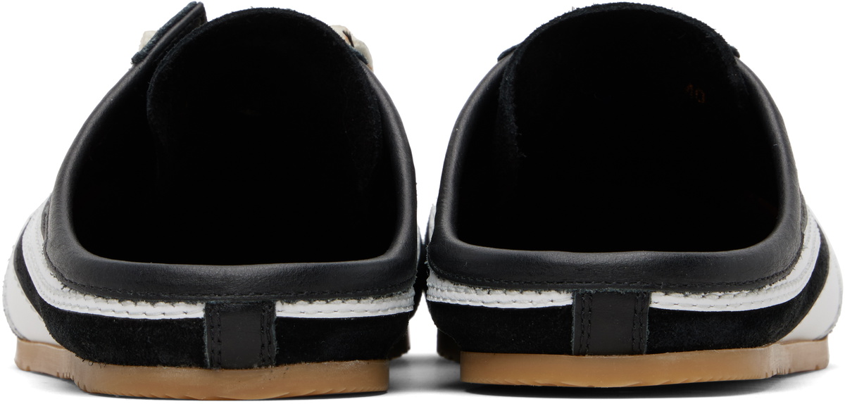 Dries Van Noten Black Suede Sneaker Mule Loafers