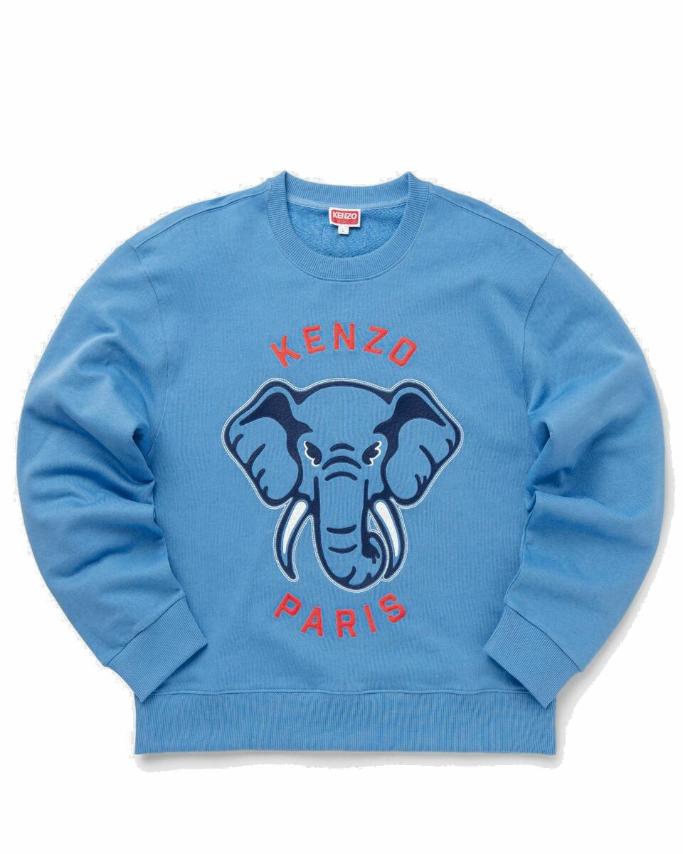 Photo: Kenzo Classic Sweatshirt Blue - Mens - Sweatshirts
