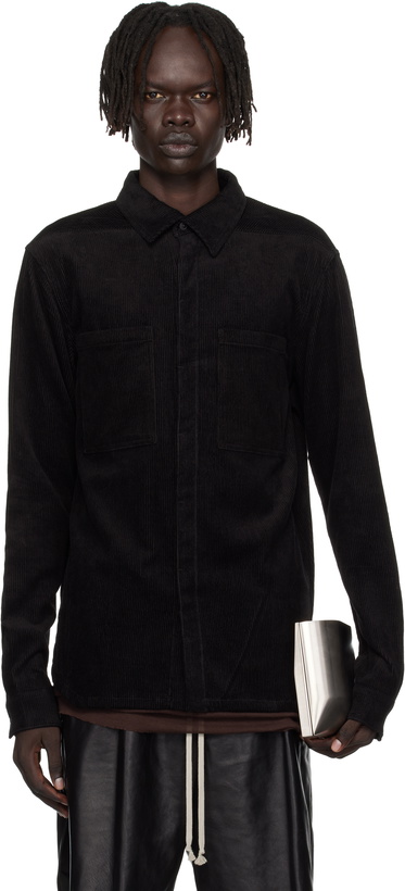 Photo: Rick Owens Black Concordians Work Shirt