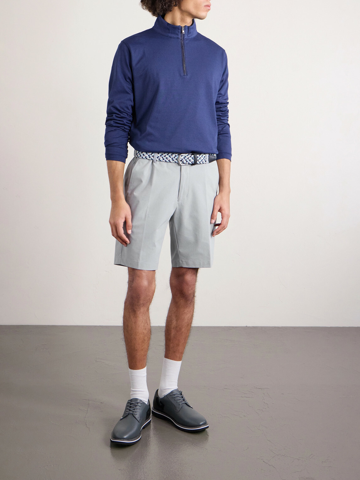 Peter Millar - Surge Slim-Fit Straight-Leg Tech-Jersey Golf Shorts - Gray