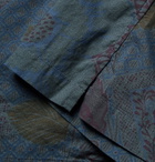 Todd Snyder - Slim-Fit Camp-Collar Printed Cotton Shirt - Navy