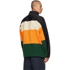 Burberry Off-White and Orange Ecclesford Jacket