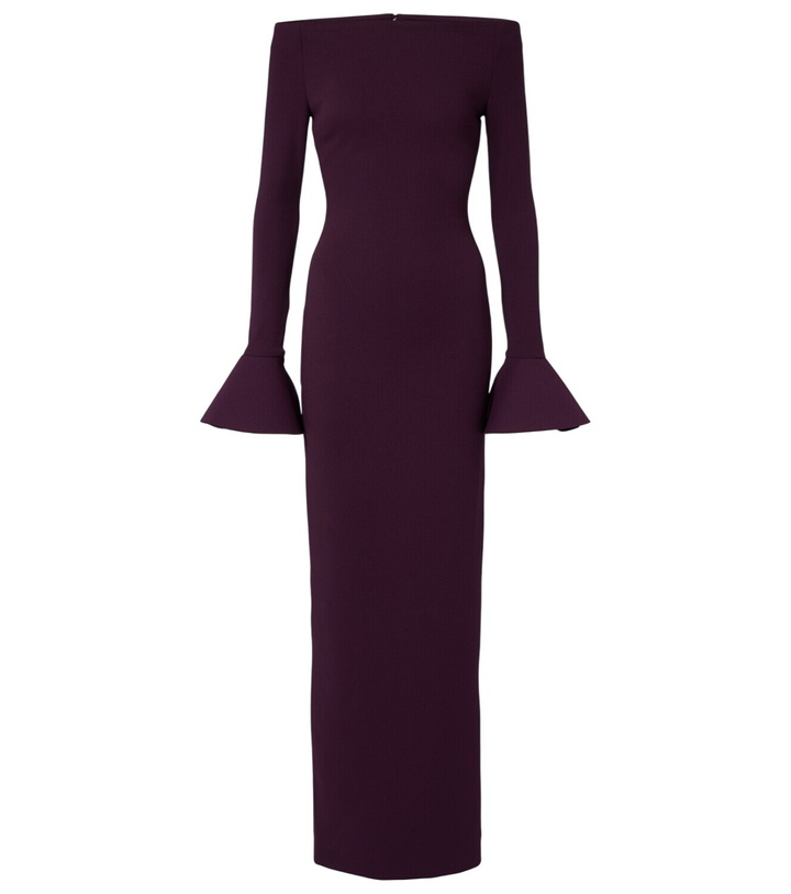 knee length dresses for ladies The Afra Maxi Dress in Black