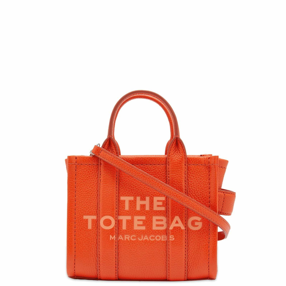 Marc Jacobs Women's The Micro Tote Leather in Electric Orange Marc Jacobs