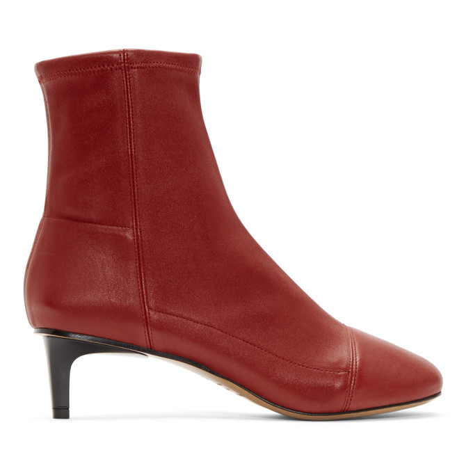 Isabel marant best sale boots red